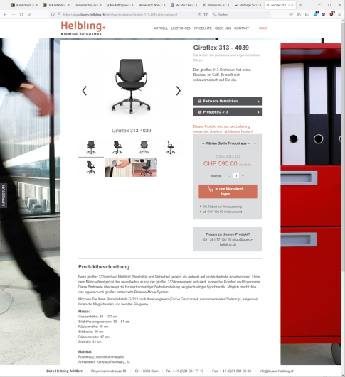 Shop des ACS - Automobil Club der Schweiz