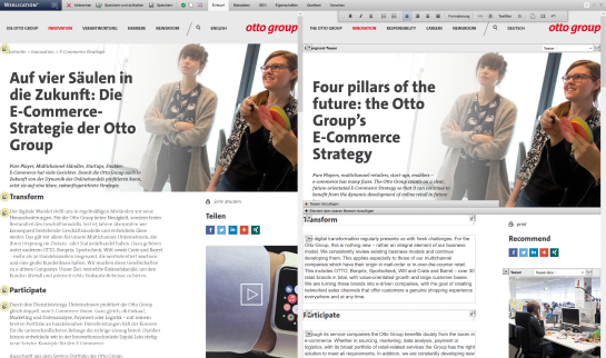 Übersetzen perfekt unterstützt