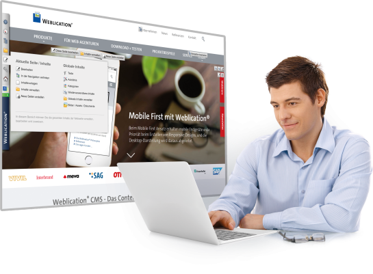 Alle Funktionen direkt in der Website - Vergessen Sie das Back-End