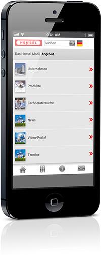 Mobile App Hensel Electric