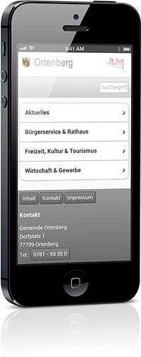 Automatisch mobile Website